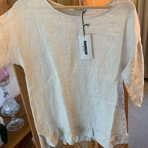 3/4 sleeve Linen blouse
